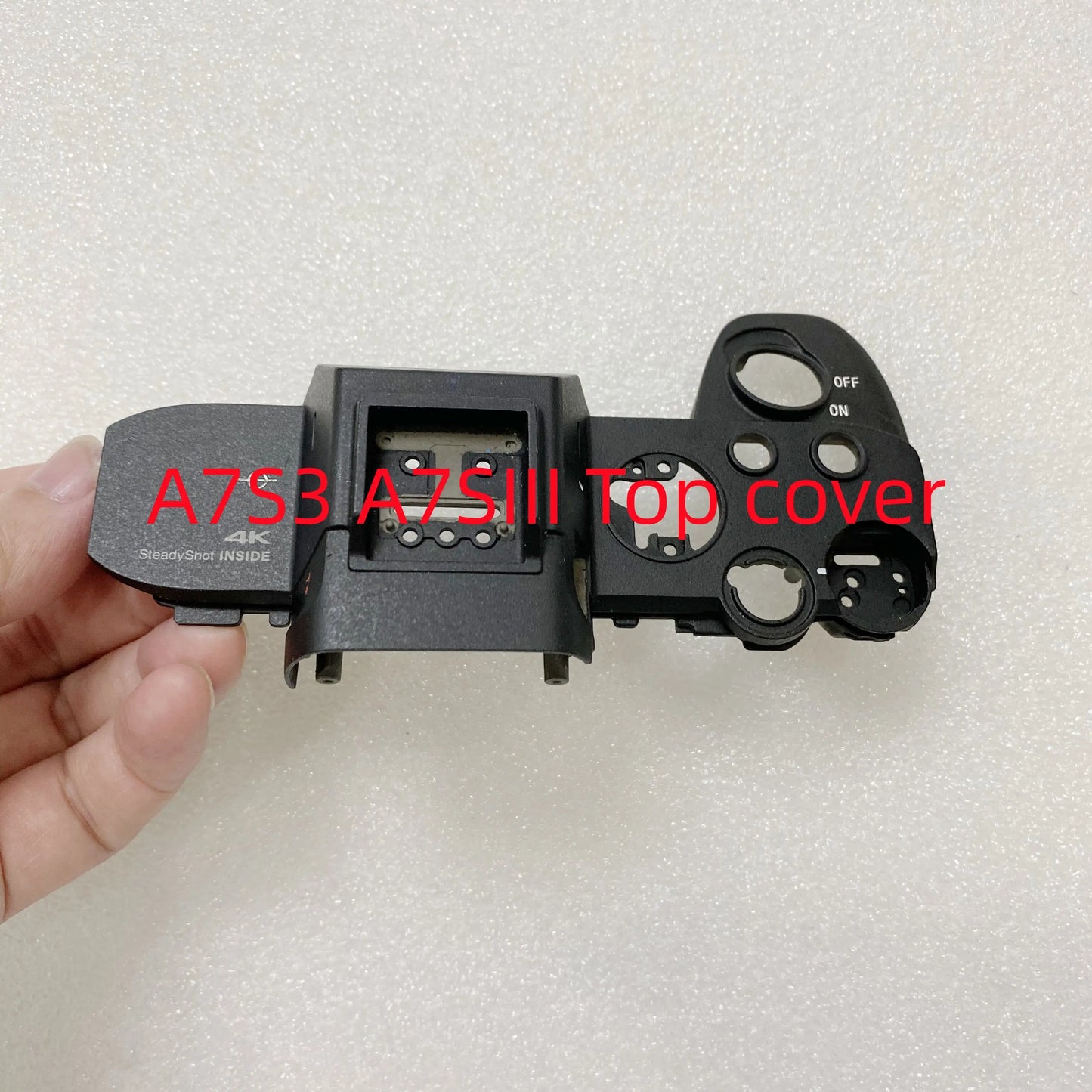 Original A7S3 Top Cover Shell without Parts for Sony A7S3 A7SM3 A7Siii Camera Top Shell Replacement Part  Digital Camera repair parts