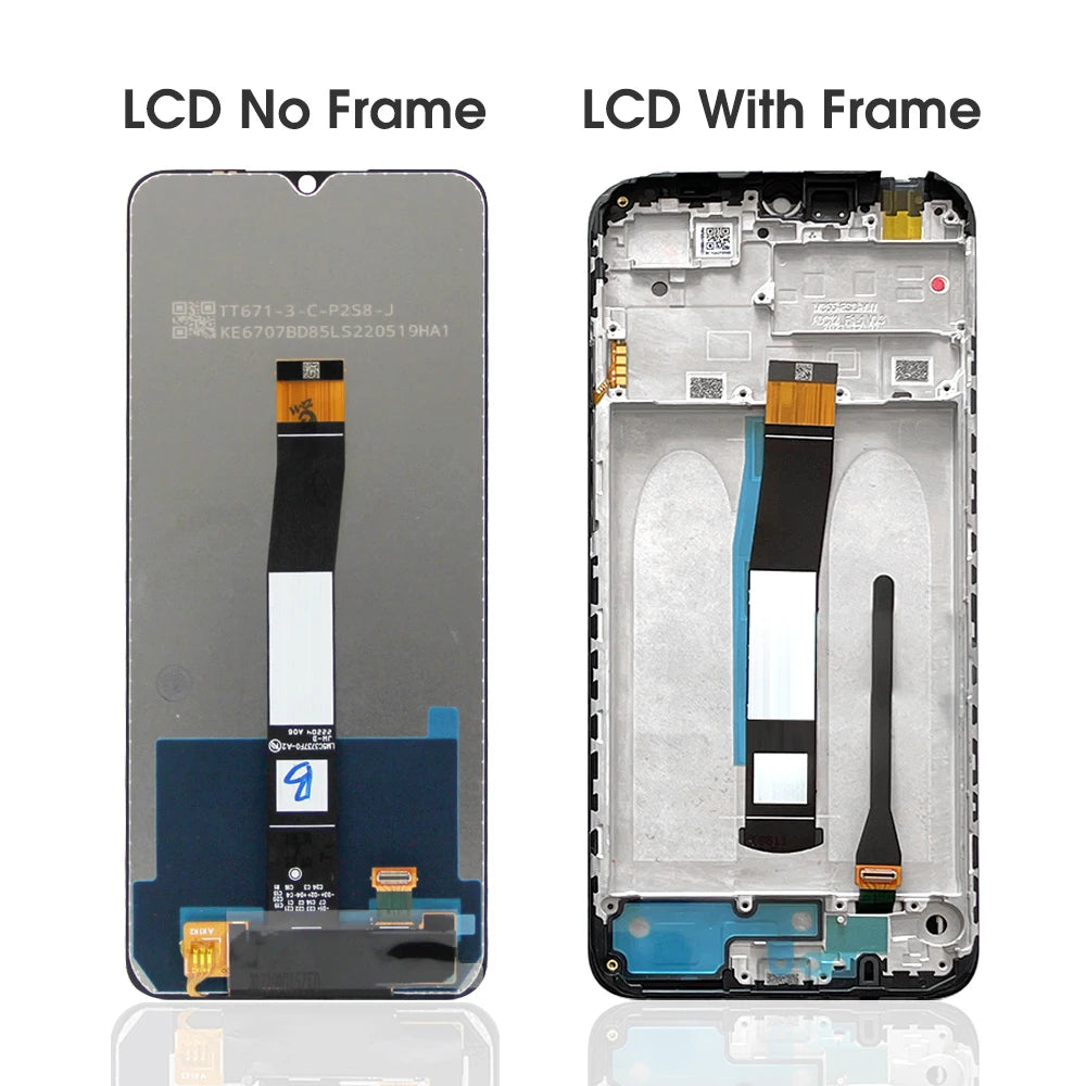 6.71" for Xiaomi Redmi 10C Lcd Display Touch Screen Digitizer Replacement for Redmi 10C 220333QAG 220333QBI With Frame Screen Xiaomi phone repair parts