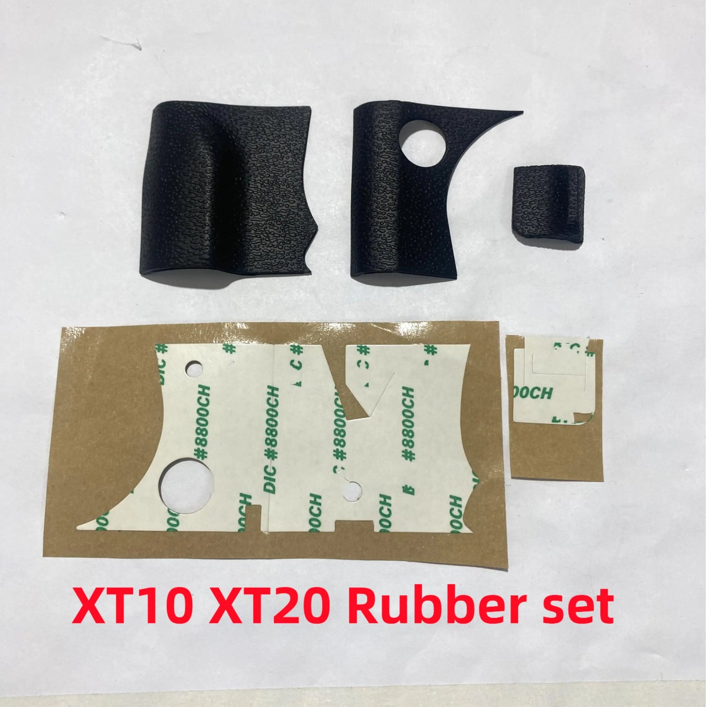 New Camera Body Rubber Set for Fuji Fujifilm XT10 X-T10 XT20 X-T20 Hands Grip Thumb Side Cover Rubber Repair Parts  Digital Camera repair parts