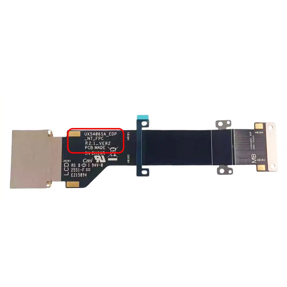 For ASUS Zenbook S 14 UX5406 UX5406A UX5406AA UX5406G UX5406S UM5406 Laptop Video Screen LCD LED Display Ribbon Flex Cable ASUS laptop repair parts