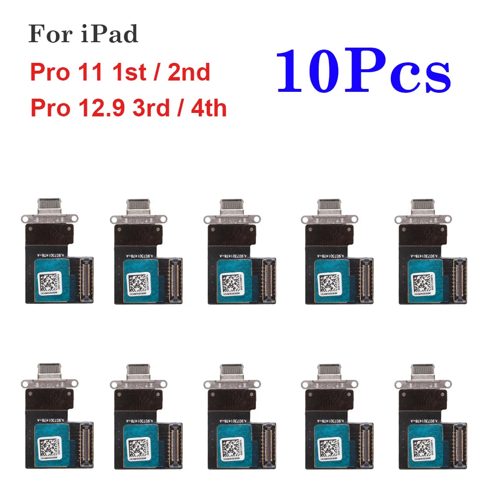 1-20Pcs USB Dock Connector Charging Port Flex Cable For iPad Pro 11 inch (2018) 1st (2020) 2nd & 12.9 inch (2018) 3rd (2020) 4th iPad tablet repair parts