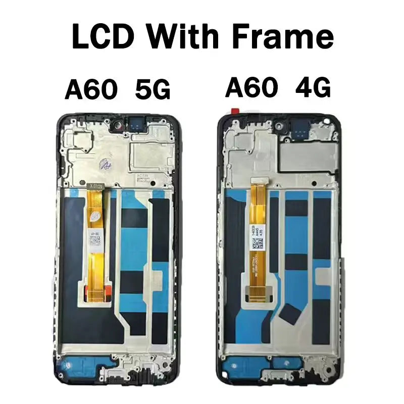 6.67“ A60 5G Display Screen For Oppo A60 4G CPH2631 CPH2683 LCD Display Touch Screen Digitizer Panel Assembly Replacement  Oppo phone repair parts