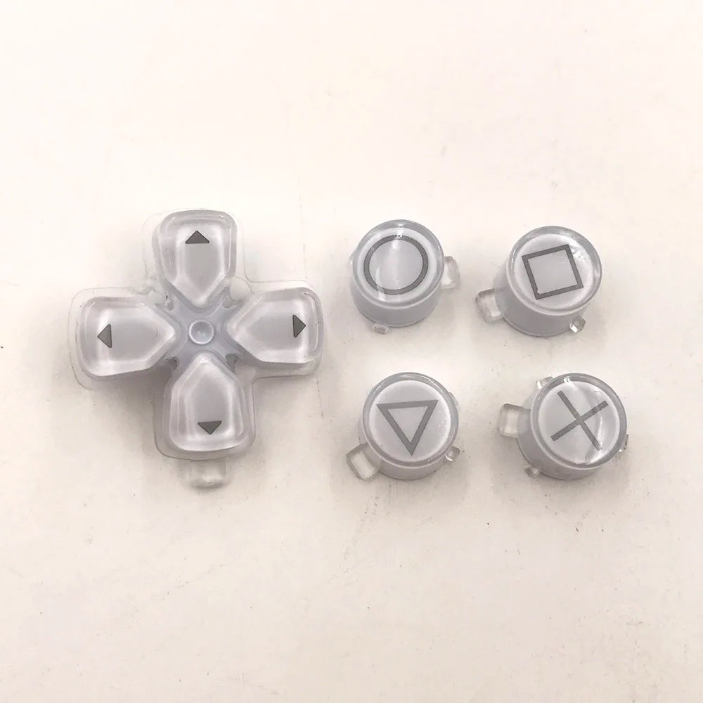1-5set For PS5 Controller Replacement Dpad and ABXY Jelly Button Trigger Key Repair Parts For PS5 V1 V2 V3 Game console repair parts