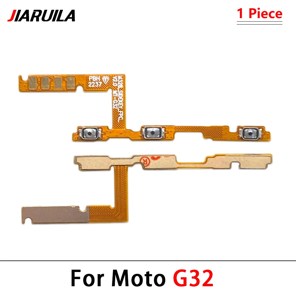 Power on off Volume Key Button Flex Cable For Motorola Moto G10 G20 G30 G100 G200 G50 G60 G60s G31 G51 G71 G22 G32 G52 G62 5G Motorola phone repair parts