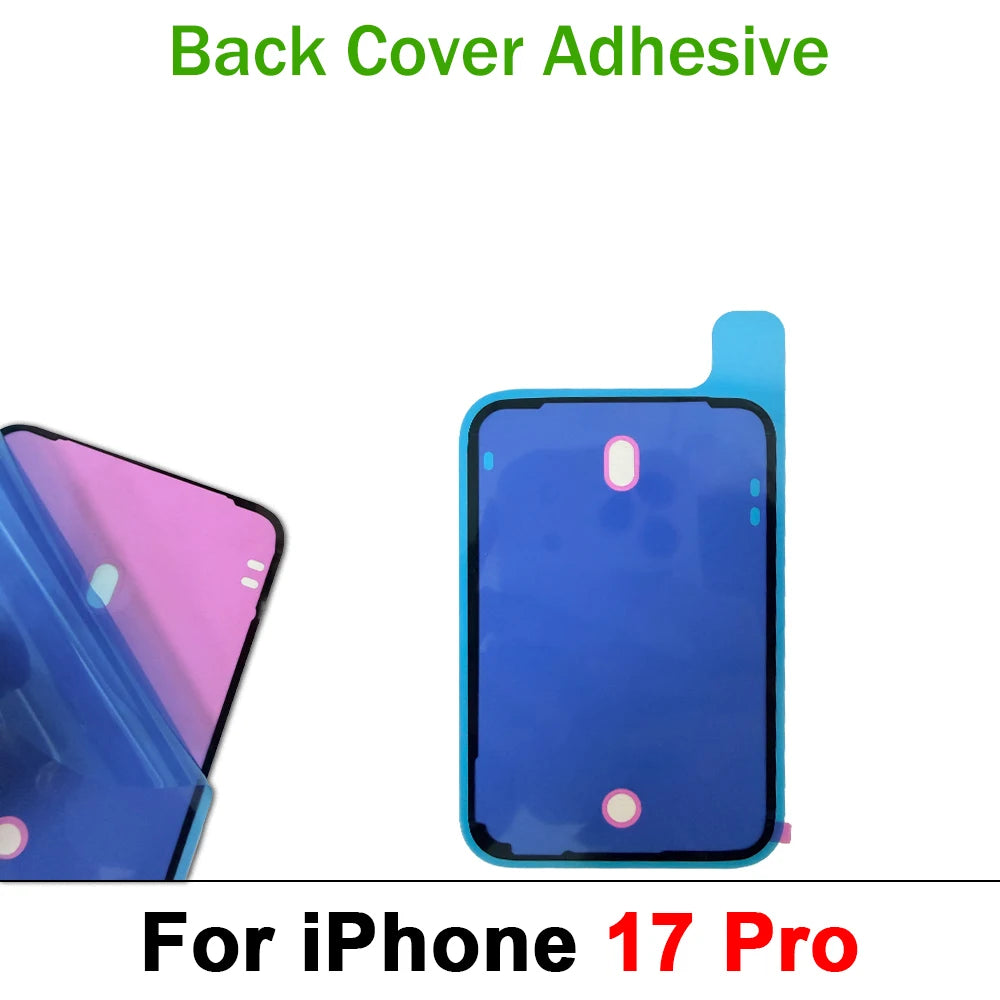 Back Cover Side Waterproof Seal Sticker For iPhone 15 16 17 Pro Max 15 Plus Air Front LCD Adhesive Seal Tape Glue Repair Sticker iPhone phone repair parts