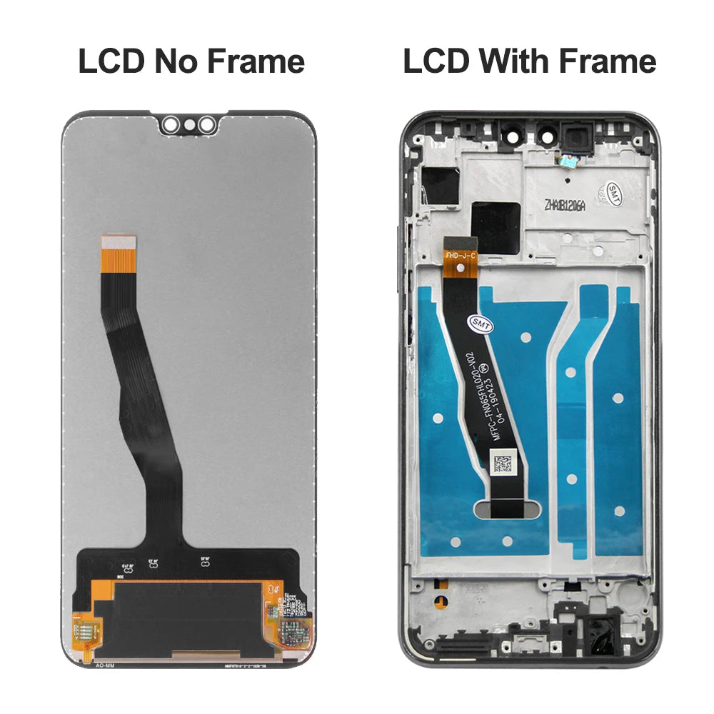 6.5" Screen Assembly for Huawei Y9 2019 JKM-LX1 LX2 LX3 Lcd Display Digital Touch Screen with Frame for Huawei Y9 2019 Assembly HUAWEI phone repair parts