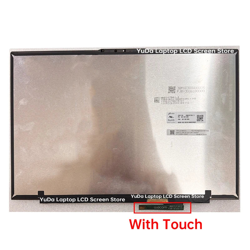 13.3 Inch Touch Screen For Lenovo ThinkBook 13x ITG Type 20WJ Plus G2 ITG Type 20WH LCD Display Digitizer Assembly Replacement Lenovo laptop repair parts
