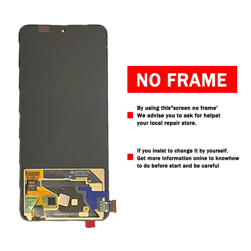 6.67“Super AMOLED for Realme 14 5G RMX5070 LCD Display Touch Screen with Frame Assembly For Realme14 5G Display  Oppo phone repair parts