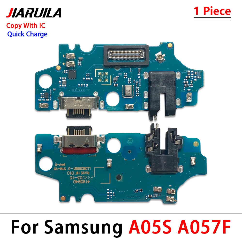 New USB Charging Port Board Flex Cable Connector Parts For Samsung A05 A05s A15 A25 A35 A55 A06 A16 4G 5G Microphone Module Samsung phone repair parts