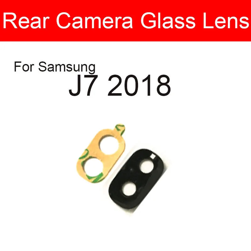 Main Camera Glass For Samsung Galaxy J1 J2 J3 J5 J7 Pro 2015 2016 2017 2018 J337 J310 J330 J510 J530 J710 J730 +Adhesive Sticker Sony phone repair parts