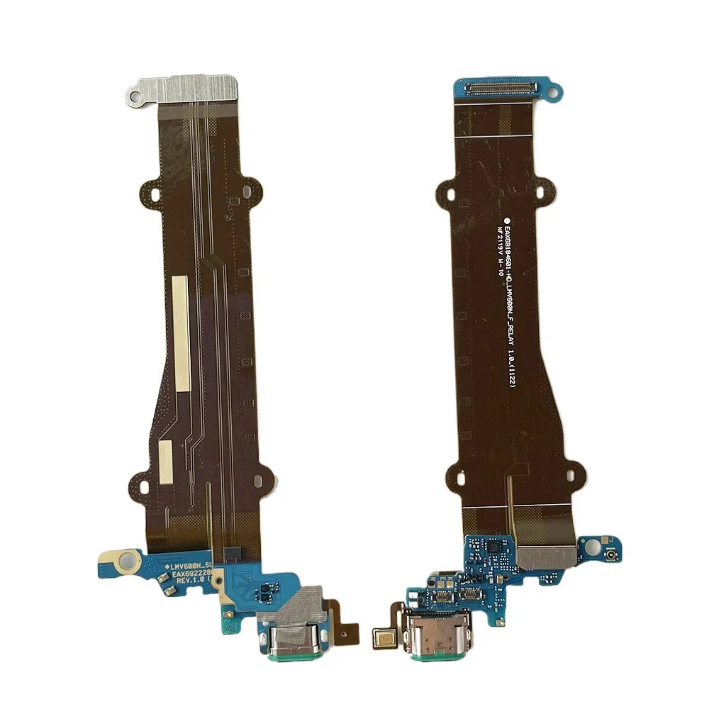 Orig USB Charge Port Jack Dock Connector Charging Board For LG V60 ThinQ 5G Charging Board Flex Cable LG phone repair parts