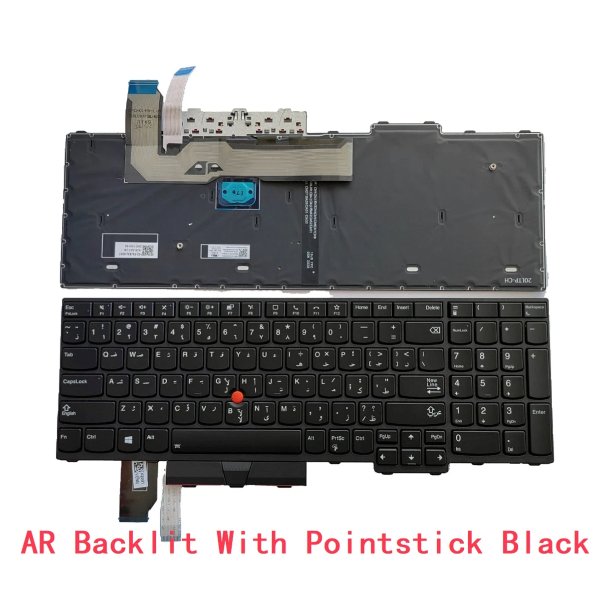 New US Russian Spanish Arab Brazil Laptop Backlit Keyboard For Lenovo Thinkpad P15 P15V P17 T15P L15 Gen1 5N21D93876 5N21D93720 Lenovo laptop repair parts