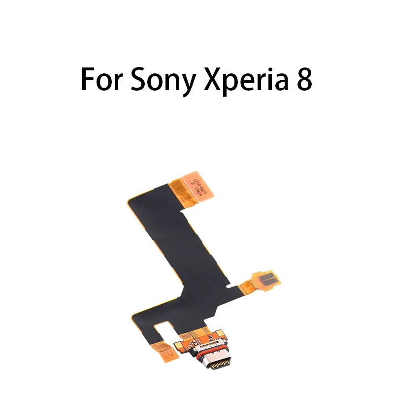 USB Charge Port Jack Dock Connector Charging Board Flex Cable For Sony Xperia 8 Sony phone repair parts