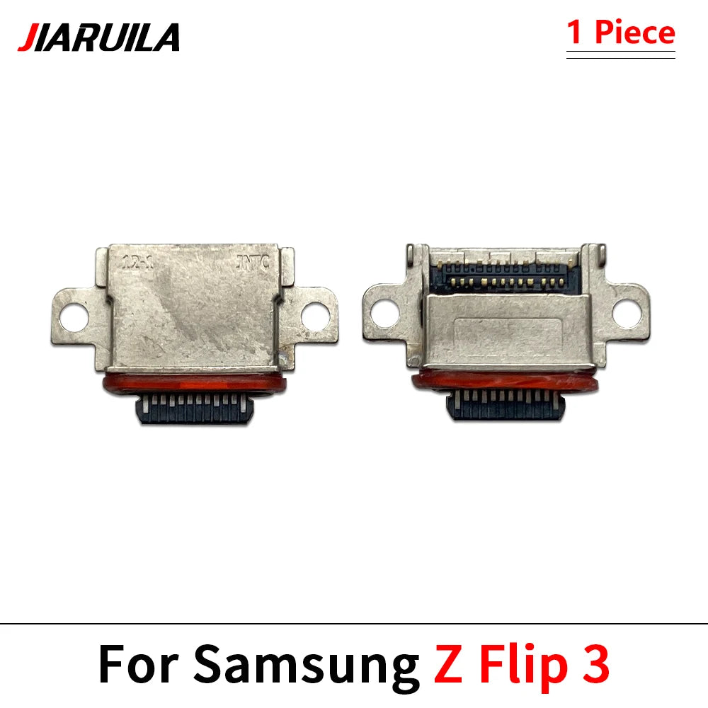 10Pcs/Lot, Charger Micro USB Charging Port Dock Connector Socket For Samsung Z Flip 2 3 4 5 / Z Fold 2 3 4 5 Samsung phone repair parts