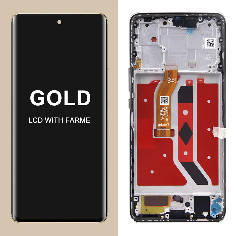 AMOLED For HONOR X9b LCD Display Touch Screen Digitizer Panel Full Assembly Replacement ALI-NX1 for X9b With Frame screen Honor phone repair parts