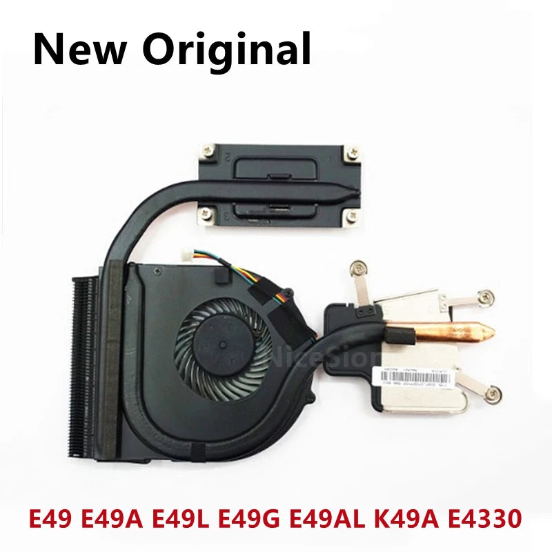 New Original For Laptop Lenovo E49A E49L E49 K49A E49G E49AL E4330 CPU Cooling Fan Heatsink Radiator Cooler Dis Lenovo laptop repair parts