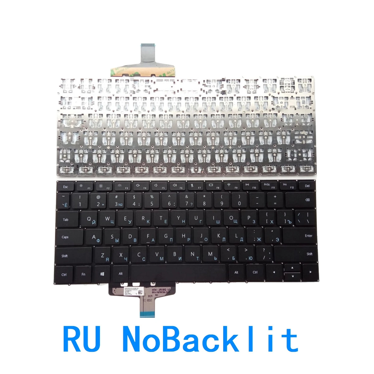 New US Russian Language  Backlit Keyboard For HUAWEI W19 VLR-W19 WRT-W19 HN-W19 WRT-W19R Notebook PC Replacement Keyboard HUAWEI laptop repair parts