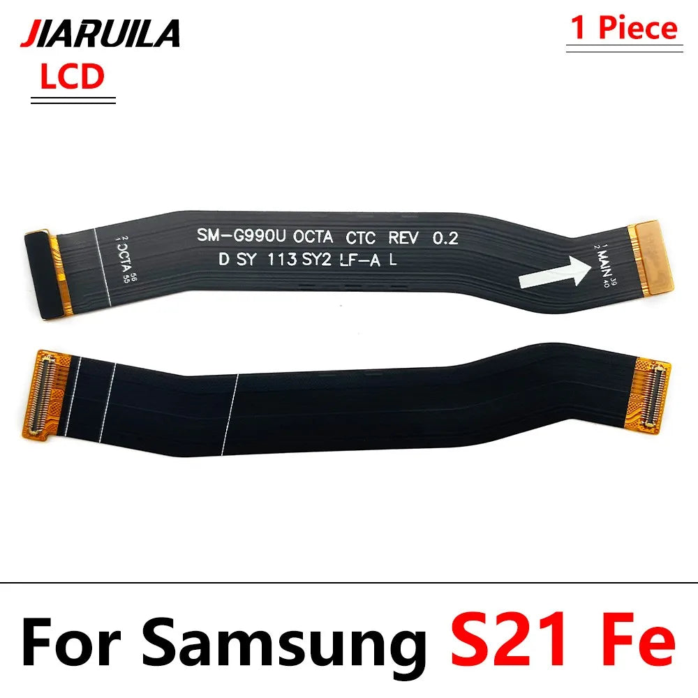 10Pcs/Lot, LCD Screen Connector Cable For Samsung S21 S22 S23 S24 Plus Ultra Fe Display Flex Replacement Parts Samsung phone repair parts