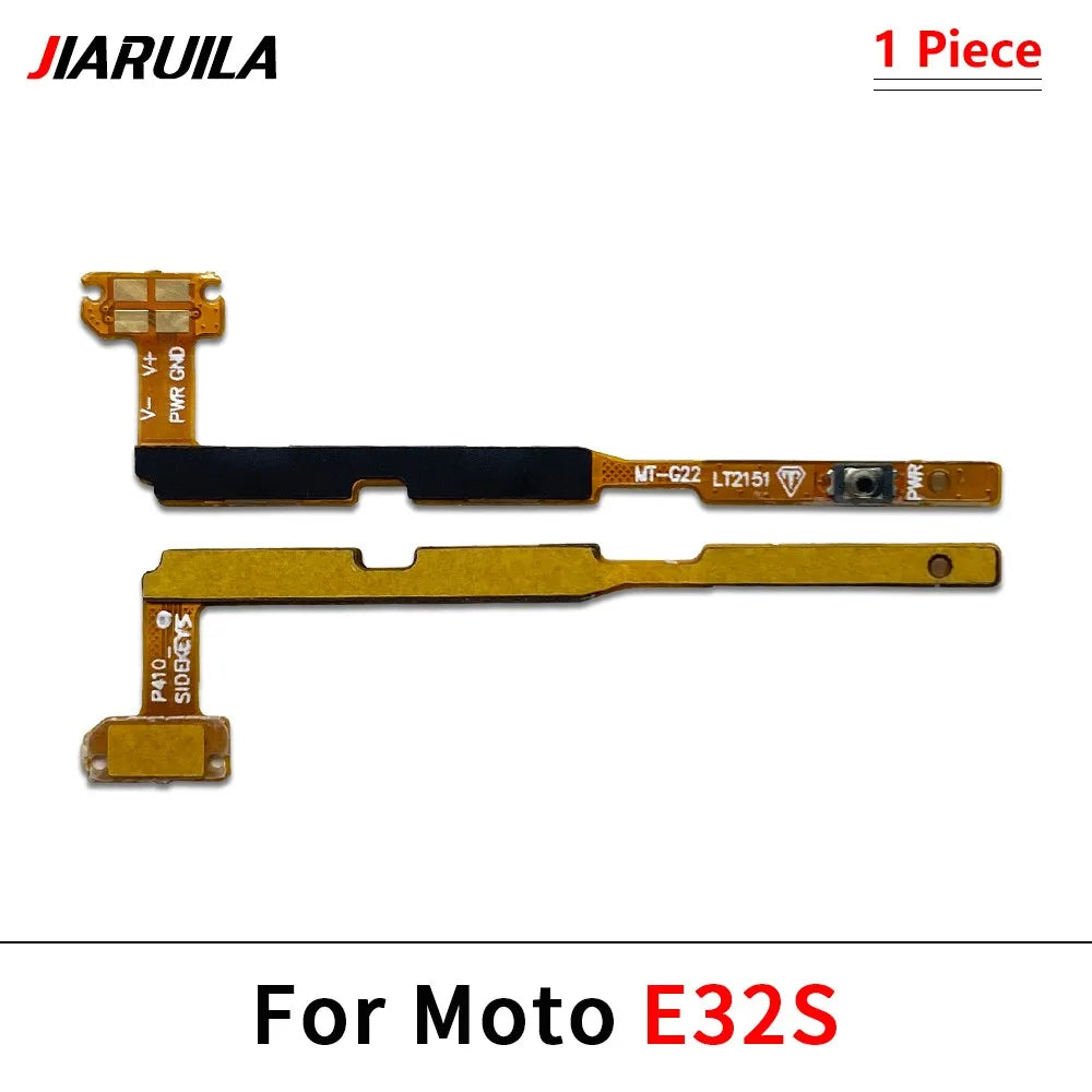 Power On Off Volume Button Key Flex Cable For Motorola Moto E20 E30 E40 E13 E14 E15 E22 E22i E23 E32 E32s Motorola phone repair parts