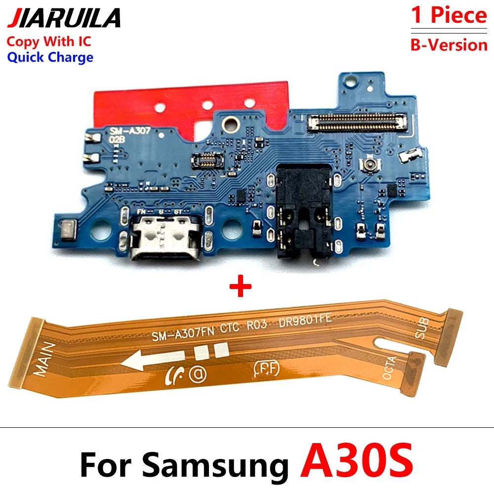 USB Charging Port Dock Charger Connector Main Board Flex Cable For Samsung A10 A20 A30 A50 A70 A31 A51 A71 A10s A20s A30s A21s Samsung phone repair parts