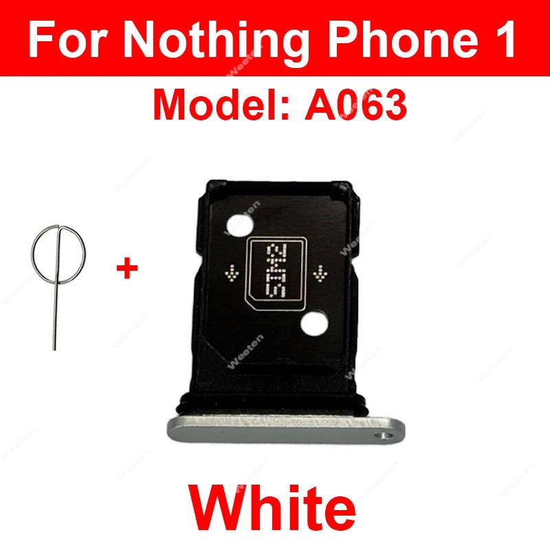 Sim Card Tray Socket Adapter For Nothing Phone 1 2 2A 3A CMF Phone 1 Sim Card Reader Slot Connector Holder Repair Parts  Other Brand phone repair parts