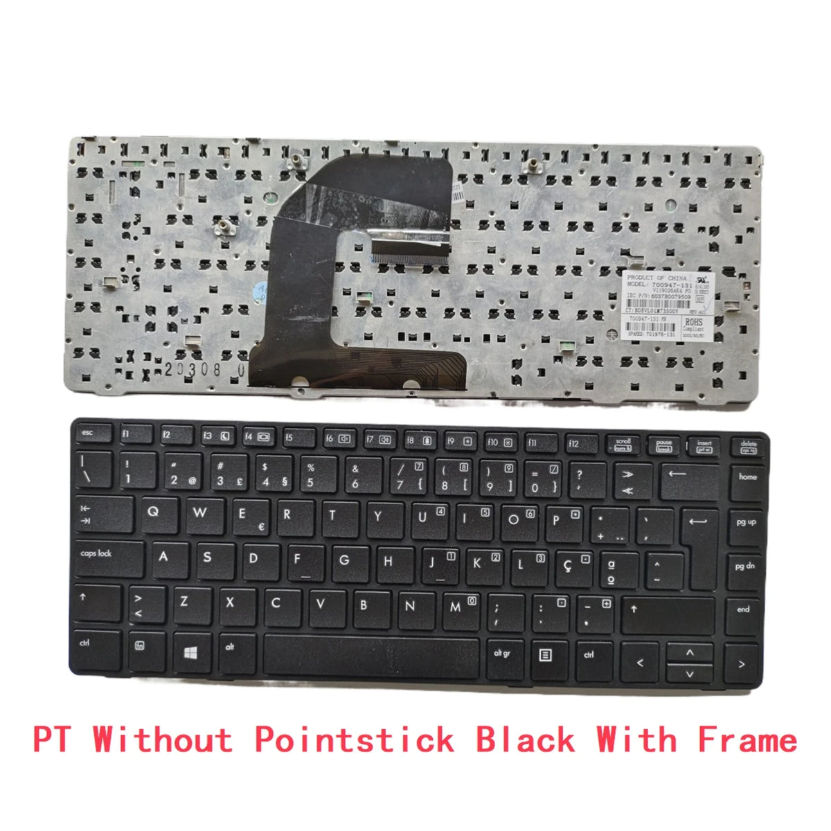 US UI Russian Spanish Latin Brazil Portuguese Keyboard For HP EliteBook 8460P 8460W 6460B 6460 6460P 8470 8470B 8470P 8470 6470  HP laptop repair parts