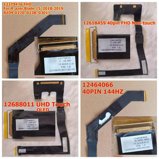 LCD/LED/LVDS Cable For Razer Blade 15 RZ09-0301/0238 RZ09-0367 12379476 12464066 12618459 12688011 144HZ UHD FHD screen cable Razer laptop repair parts