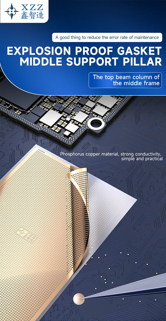 XZZ Mid Layer Bonding Explosion-proof Gasket 0.08mm/0.1mm Solder Phone Repair Tool Professional Repair Tools