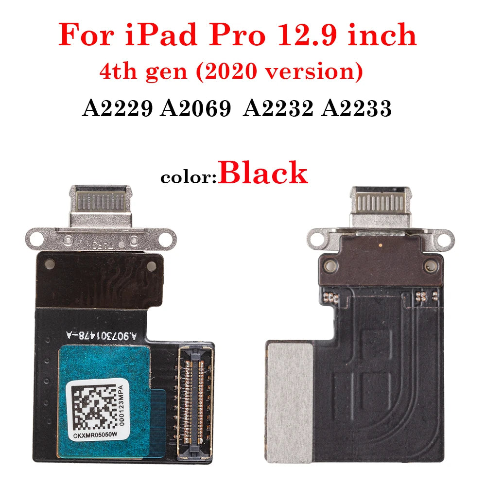 USB Charging Charger Port Dock Connector Data Flex Ribbon For iPad Pro 9.7 10.5 11 12.9  inch 1st 2nd 3rd 4th 5th Generations iPad tablet repair parts
