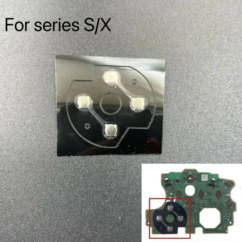 50pcs/lot High Quality for Xbox Series S X XSS XSX Game Controller D-pad Direction Button Keypad Sticker Replacement  Game console repair parts