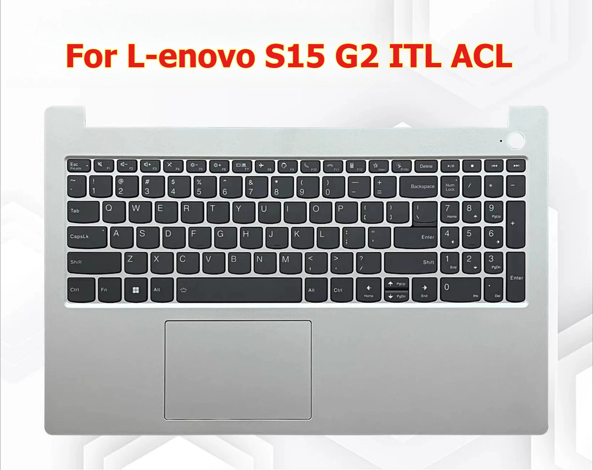 Upper case keyboard for Lenovo S15 G2 ITL ACL C shell topcase palmrest keybooard cover touchpad 5CB1D05154 Lenovo laptop repair parts