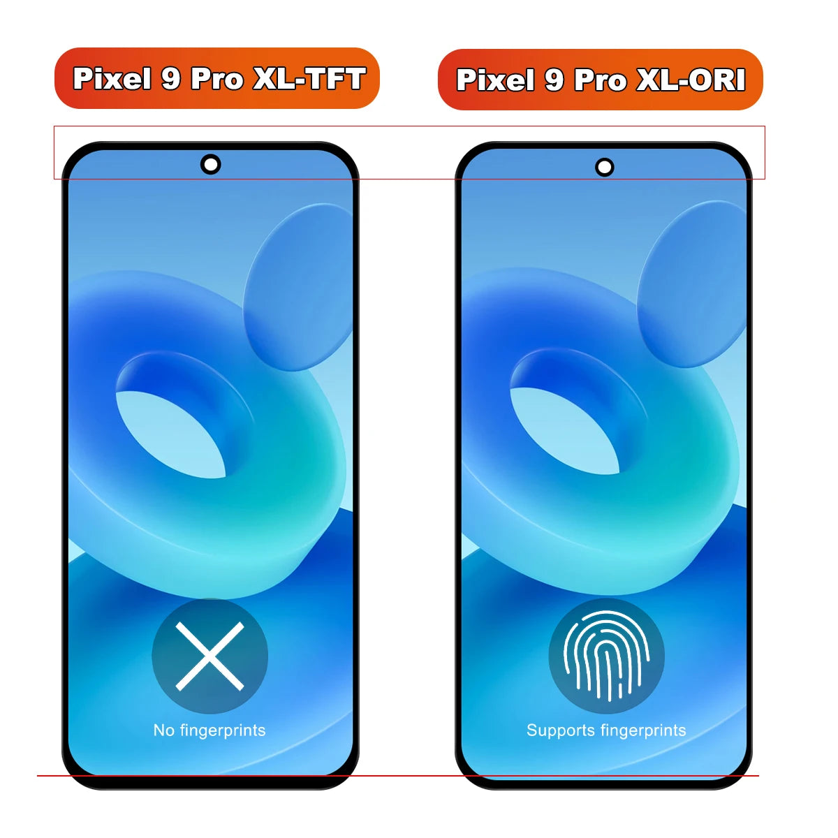 For Google Pixel 9 Pro XL LCD Display Screen Touch Digitizer Assembly Replacement For Google GGX8B GZC4K GQ57S LCD Google phone repair parts