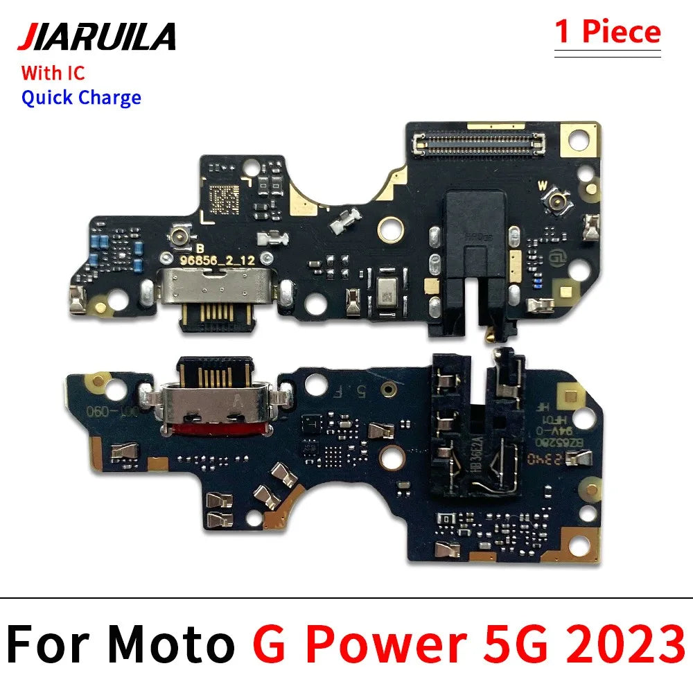 USB Charging Port Dock Charger Connector Board Flex Cable For Moto G Stylus Power Play Pure G 5G Plus 2020 2021 2022 2023 2024 Motorola phone repair parts