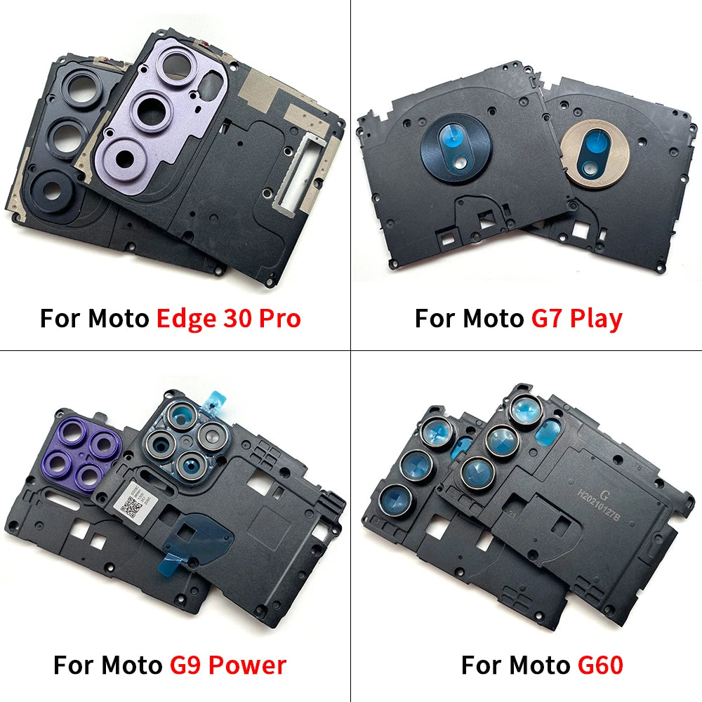 Motherboard Housing Rear Mainboard Frame Cover Lens Holder For Moto G60 G7 G8 Play G9 Power Edge 30 Pro One Fusion Plus Motorola phone repair parts
