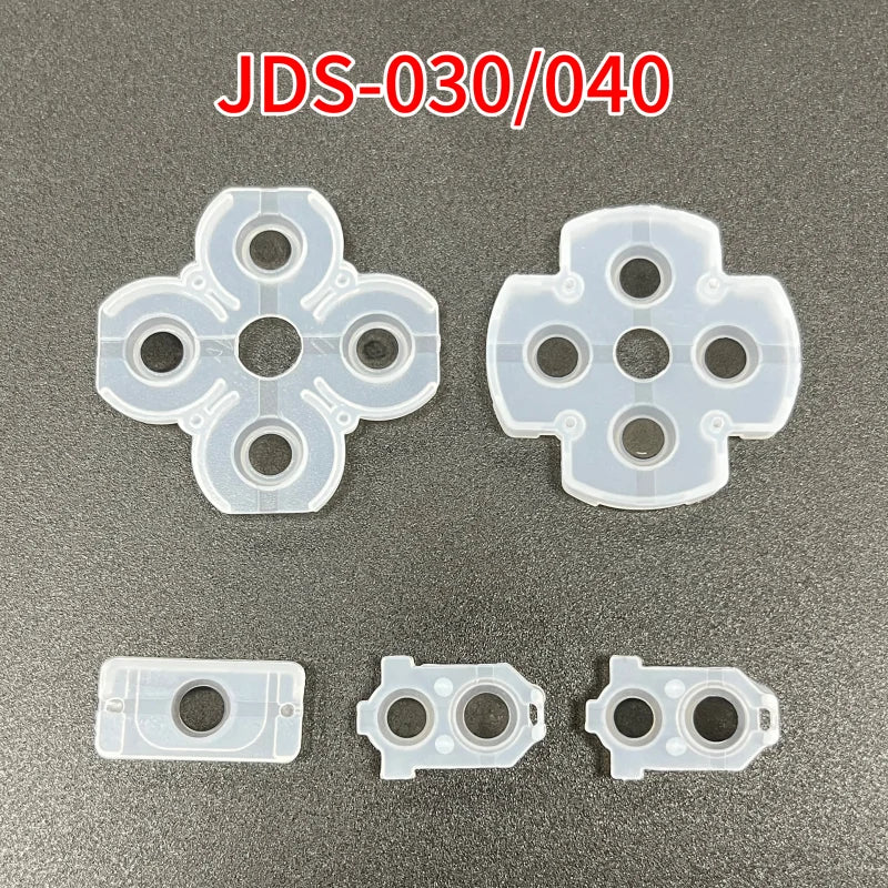 20Sets for PS4 Game Pad Controller JDM 050 055 JDS 001 011 040 Conductive Silicone Rubber Pads for Dualshock 4 L1 L2 R2 Buttons Game console repair parts