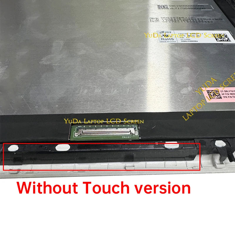16" Laptop LCD Touch Screen For HP Envy 16-h 16t-h TPN-C159 Display Digitizer + With Frame Assembly Replacement WQXGA / WQUXGA HP laptop repair parts