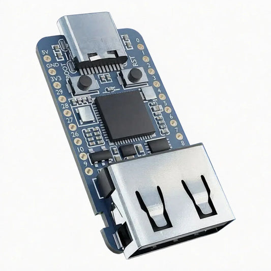 YCS RP2350-USB-A USB Port Mini Development Board Based on Raspberry Pi RP2350A for iPhone Entering DFU / PWN Mode Professional Repair Tools