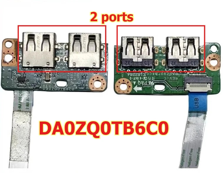 USB Audio Board For Acer E5-471 E5-421 E5-411 472 V3-472 P246 ZQ0 Z8B DA0ZQ0TB6C0 DA0Z8BTB6C0 USB Daughter switch power board Acer laptop repair parts