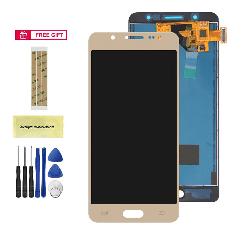LCD For Samsung J5 2016 LCD Brightness Adjustbale LCD For Samsung Galaxy J5 2016 SM-J510F J510M J510 J510FN Display Touch Screen Samsung phone repair parts