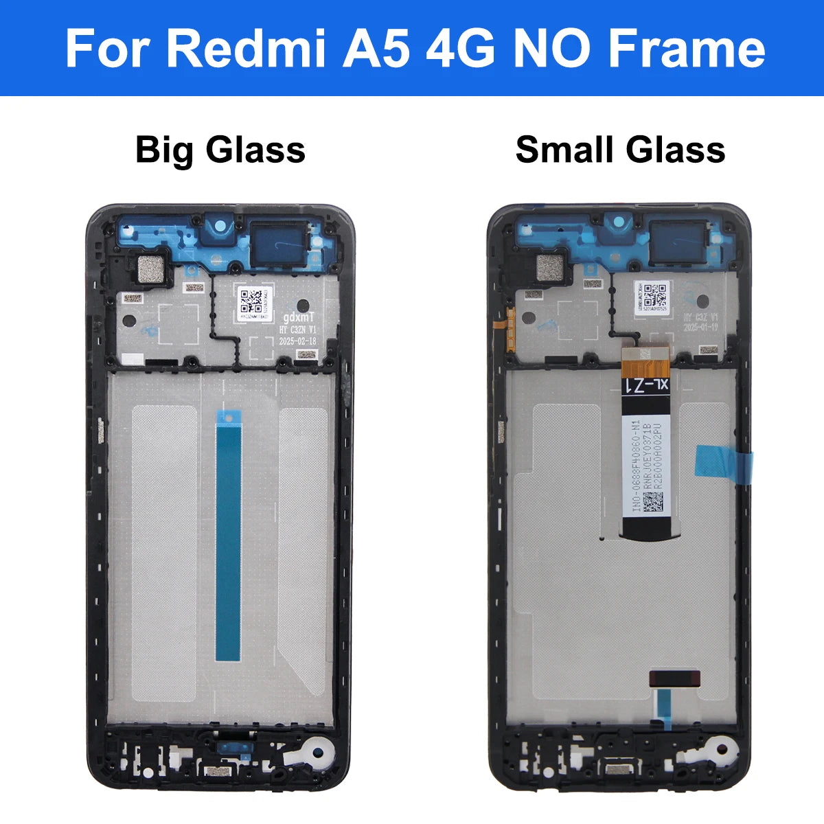 6.88'' For Xiaomi Redmi A5 European Version Big Glass 25028RN03Y Display LCD Touch Screen Digitizer Assembly Display Replacement Xiaomi phone repair parts