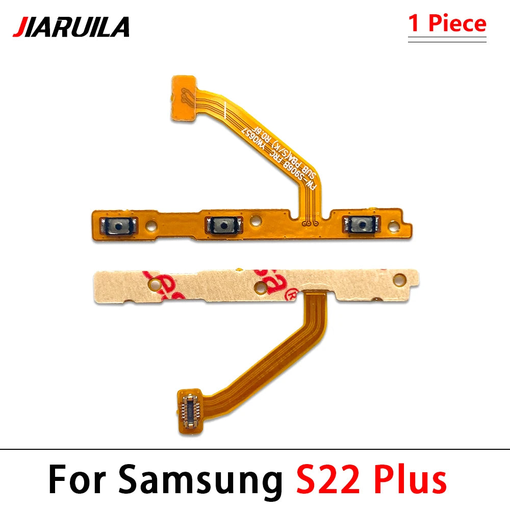 For Samsung S20 S21 S22 S23 S24 Plus Ultra Fe Power on off Volume Key Button Button Flex Cable Samsung phone repair parts