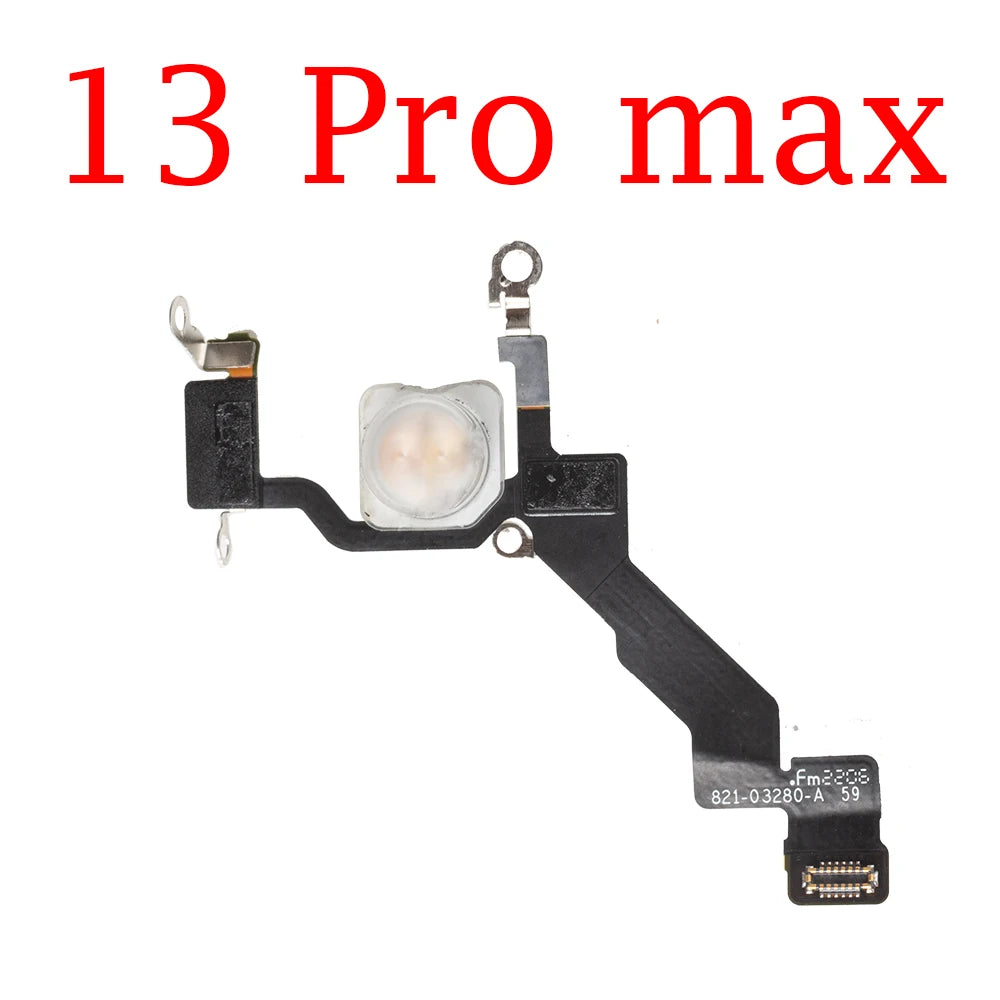 1pcs  Flash Flex Cable For iPhone 15 Plus 14 Pro Max Proximity LED Light Sensor Ambient Flashlight iPhone phone repair parts