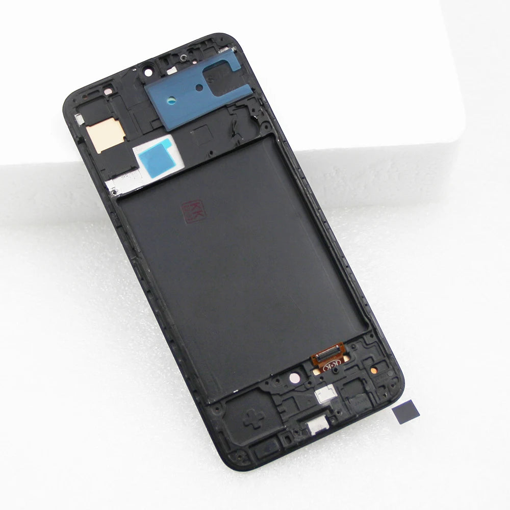 AMOLED A30S Screen, for Samsung Galaxy A30S A307 A307F A307FN A307G A307YN Lcd Dispaly Digital Touch Screen With Frame Samsung phone repair parts