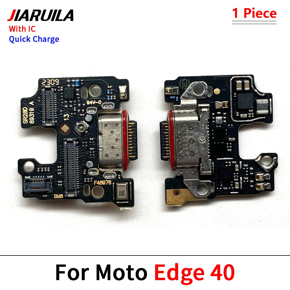 Dock Connector USB Charger Charging Port Micro Board Flex Cable For Motorola Moto Edge 40 50 60 Neo Pro Fusion Ultra Stylus Motorola phone repair parts