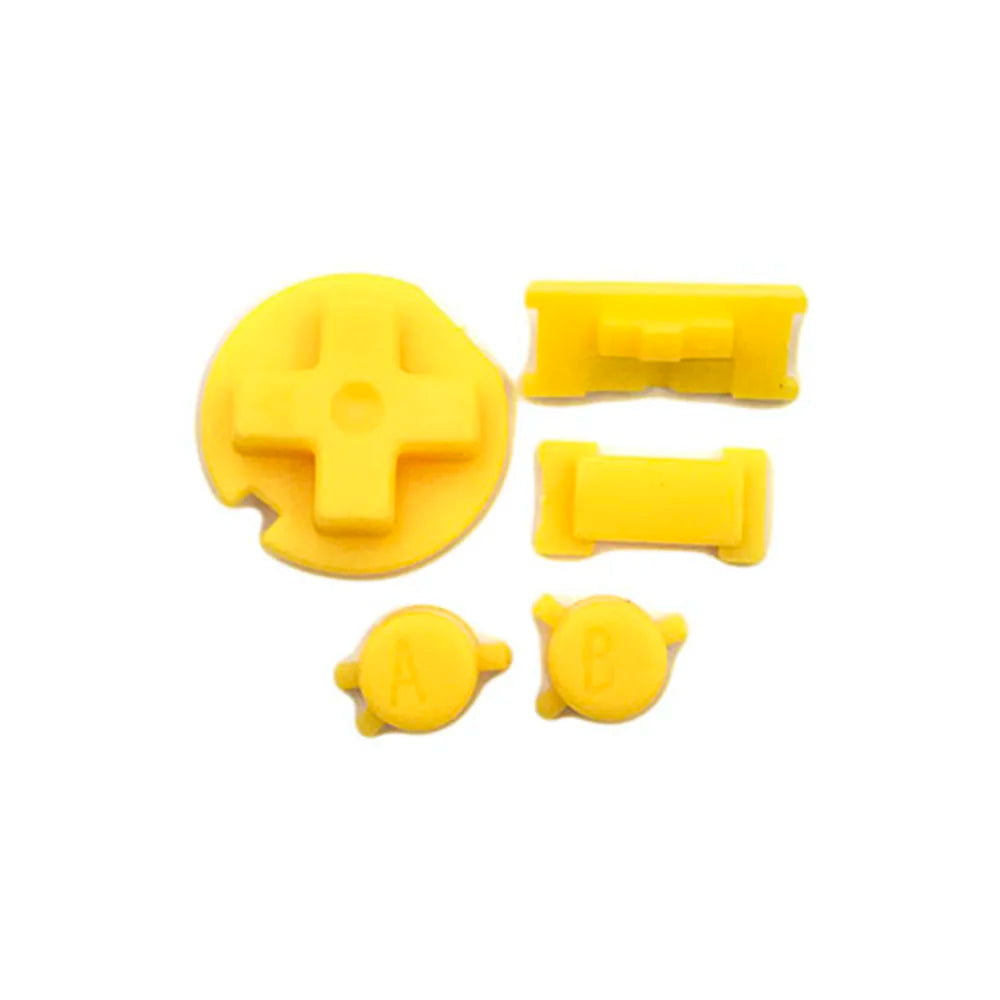 1-10sets For GBC Plastic Power ON OFF Buttons Keypad A-B D-pad Game console repair parts