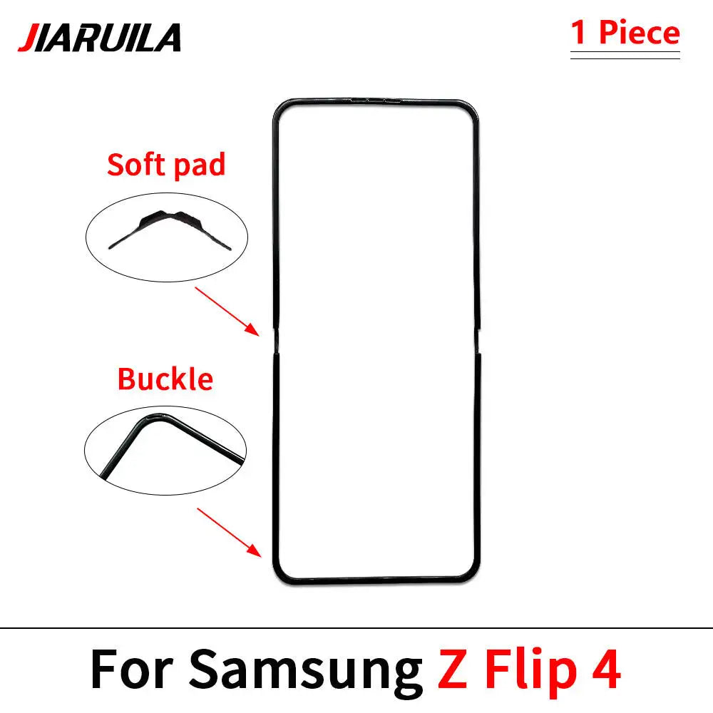 Front Screen Stand Middle Bezel Frame LCD Display Bracket Plastic Hoder For Samsung Z Flip 3 4 5 F731 F721 F711 Samsung phone repair parts