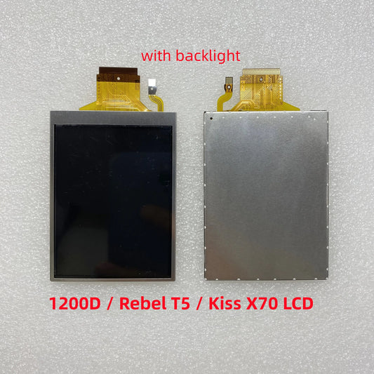 New LCD Screen with Backlight for Canon 1200D Rebel T5 Kiss X70 Display Screen LCD Digital Camera  Repair Parts Digital Camera repair parts
