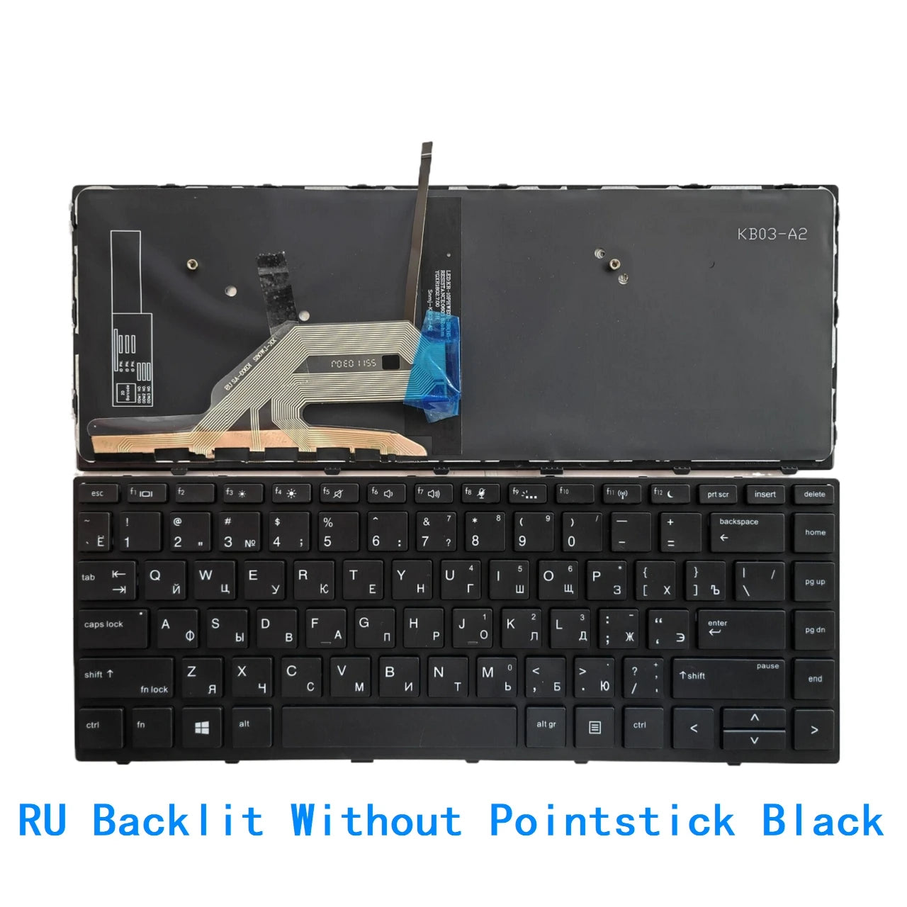 New US Russian Spanish Latin Brazil Japan Backlit Keyboard For HP Probook 430 G5/ 440 G5/ 445 G5/ 640 G4/ 640 G5/ 645 G4/ 645 G5  HP laptop repair parts