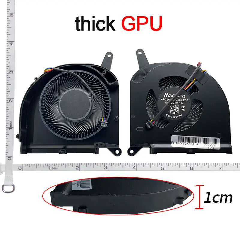 New CPU Cooling Fan For Gigabyte Aorus 15G 15P 17P 17G XC RX7G RP77 RX5G RP75 RP75W XA XD OLED SA AERO 17 AERO 15 OLED Gigabyte laptop repair parts