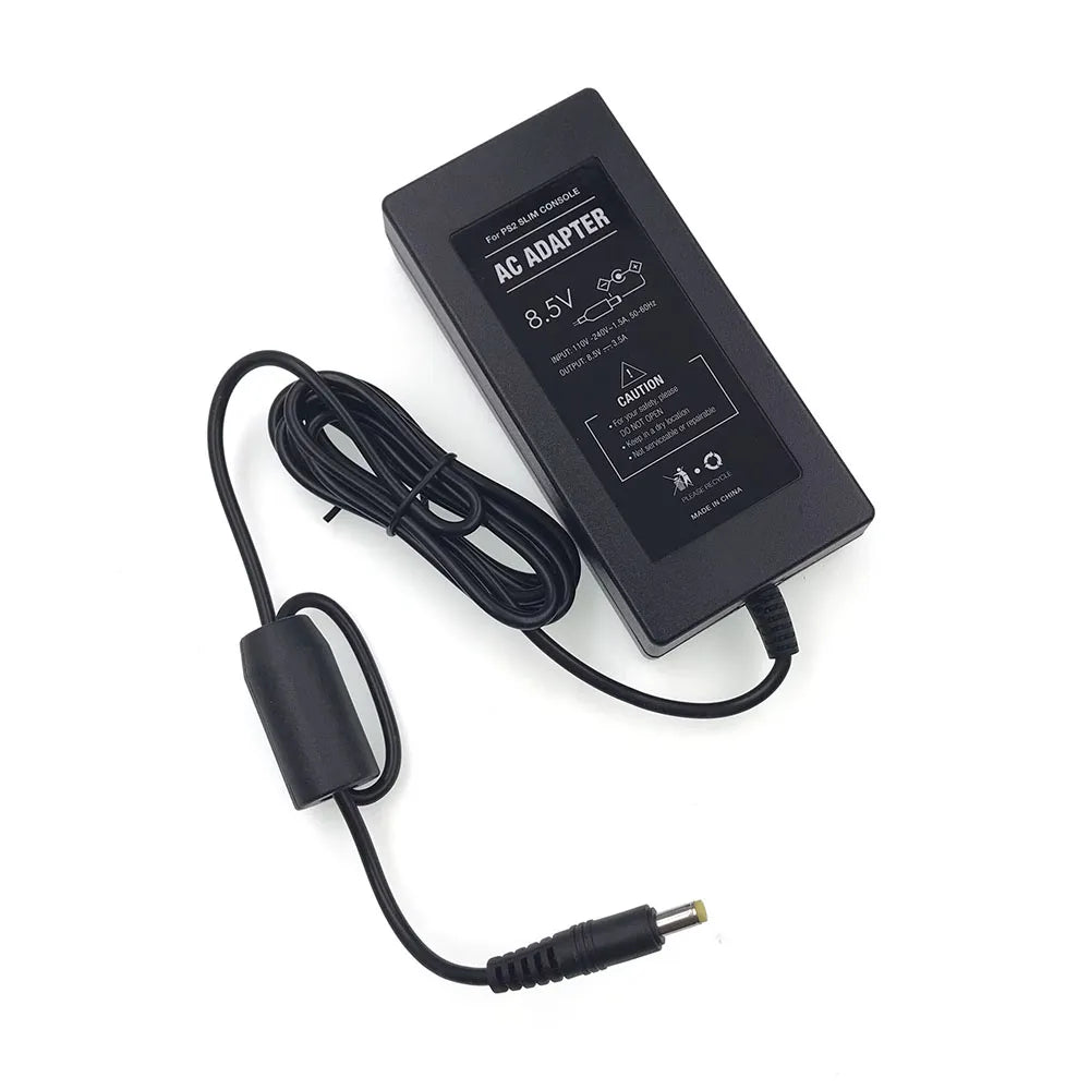 For PS2 Replacement AC Adapter Charger Cable Cord 110V‑240V DC 8.5V For PS2 Slim Console UK Plug Game console repair parts